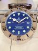 NEW UPGRADED Rolex Submariner w cyclops Wall Clock - Rose Gold Bezel (3)_th.jpg